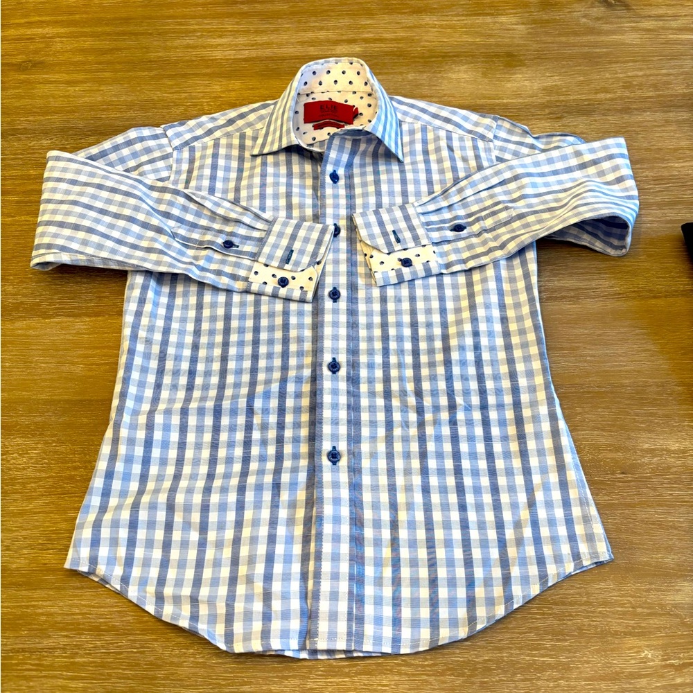 ELIE Balleh Boys' Plaid Button-Down